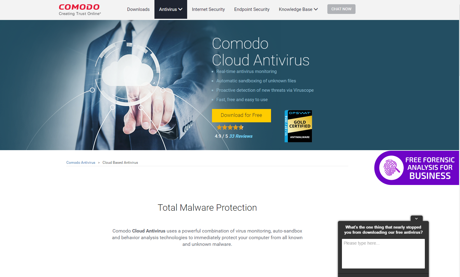 Comodo Cloud Antivirus Comodo Cloud Antivirus
