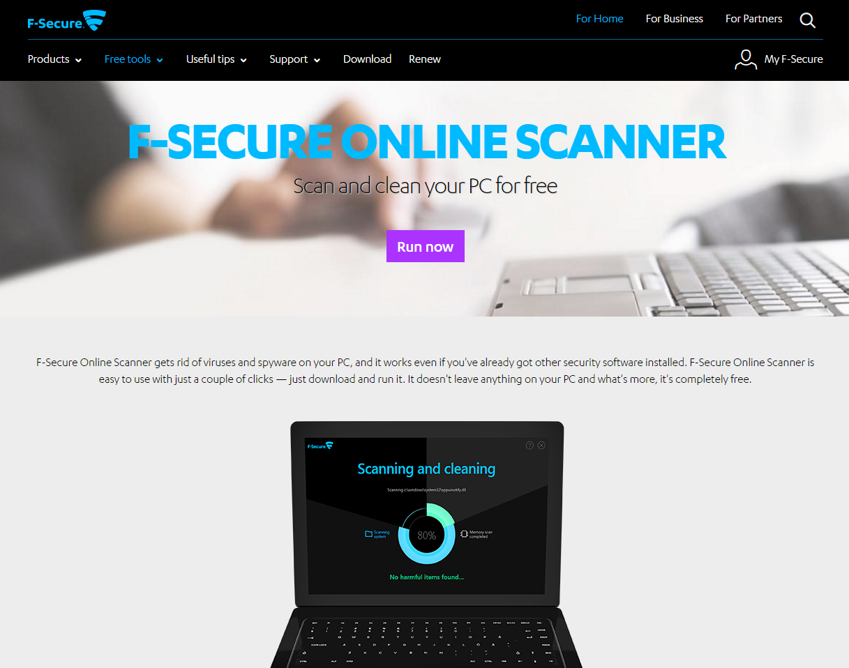 F-Secure Online Scanner F-Secure Online Scanner