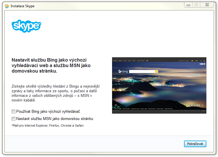 Pozor na Bing vyhledávání Pozor na Bing vyhledávání