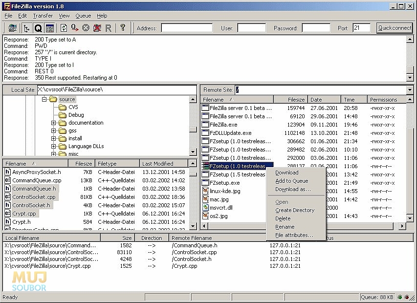 Filezilla Filezilla