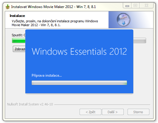 Instalace Windows Movie Maker Instalace Windows Movie Maker