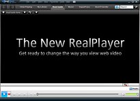 Nový vzhled RealPlayer Nový vzhled