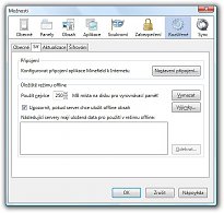Možnosti nastavení Firefox Možnosti nastavení