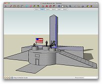 Lincolnův pomník Google SketchUp Lincolnův pomník