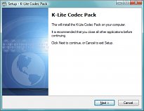 K-Lite Codec Pack Full - instalace K-Lite Codec Pack Full - instalace