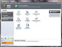 Pro porovnání - vzhled předchozí verze AVG Anti-Virus Free Edition 2013 Pro porovnání - vzhled předchozí verze