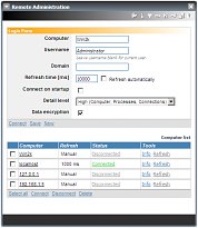 Vzdálená správa NetLimiter Vzdálená správa
