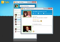 Vzhled programu fTalk Vzhled programu