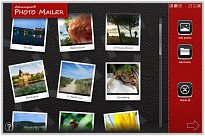 Rozhraní programu Ashampoo Photo Mailer Rozhraní programu