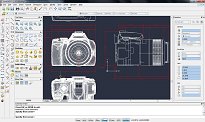 3D model foťáku CorelCAD 3D model foťáku