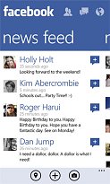 Verze pro Windows Phone Facebook (mobilní) Verze pro Windows Phone