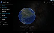 Náhled na celý svět Google Earth (mobilní) Náhled na celý svět