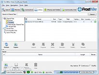 Přehledné uživatelské rozhraní Frostwire Přehledné uživatelské rozhraní