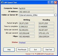 LAN Speed Test LAN Speed Test