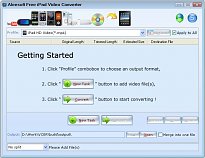 Náhled na aplikaci Aleesoft Free iPad Video Converter Náhled na aplikaci