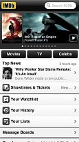 Hlavní menu IMDb Movies & TV (mobilní) Hlavní menu