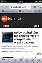 Práce na webu iCab Mobile (mobilní) Práce na webu