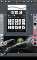 Nástrojové menu SketchBook Pro (mobilní) Nástrojové menu