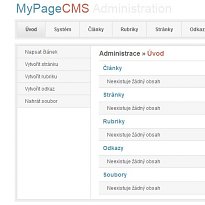 MyPage CMS