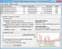 Win8 verze Technitium MAC Address Changer Win8 verze
