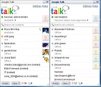 Možnosti klienta Google Talk Možnosti klienta