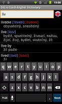 Zápis Anglicko-český offline slovník (mobilní) Zápis