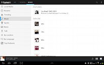 Hudební stanice TuneIn Radio (mobilní) Hudební stanice