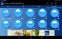 Desetidenní předpověď The Weather Channel (mobilní) Desetidenní předpověď