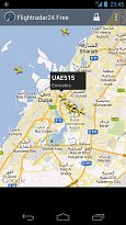 Dubaj Flightradar24 (mobilní) Dubaj