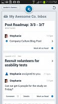 Schránka Asana Mobile (mobilní) Schránka
