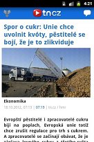 Článek TN.cz (mobilní) Článek