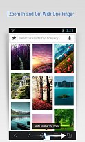 Zoom jedním prstem Baidu Browser (mobilní) Zoom jedním prstem