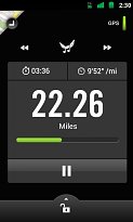 Uběhnuto Nike+ Running (mobilní) Uběhnuto