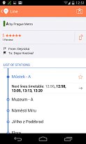 Metro Moovit (mobilní) Metro