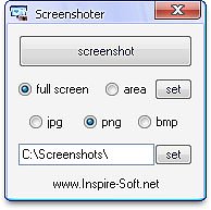 Zjednodušené rozhraní Screenshoter Zjednodušené rozhraní
