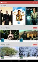 Seznam snímků Google Play Movies & TV (mobilní) Seznam snímků