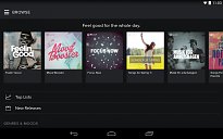 Tématická hudba Spotify (mobilní) Tématická hudba