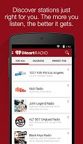 Rádiové stanice iHeartRadio (mobilní) Rádiové stanice
