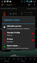 Počasí kdekoliv v ČR Meteor (Počasí) » Aladin (mobilní) Počasí kdekoliv v ČR