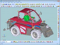 Rozpracované vozidlo v 3D VariCAD Rozpracované vozidlo v 3D