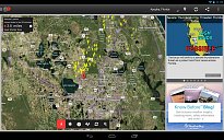 Satelitní snímky WeatherBug (mobilní) Satelitní snímky