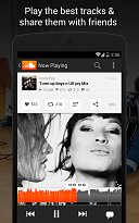 Sdílejte oblíbené songy s přáteli SoundCloud (mobilní) Sdílejte oblíbené songy s přáteli