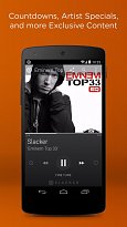 Exkluzivní obsah Slacker Radio (mobilní) Exkluzivní obsah