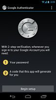 Nastavení služby Google Authenticator (mobilní) Nastavení služby