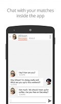 Chatování Tinder (mobilní) Chatování