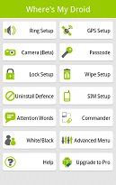 Základní menu Základní menu