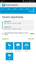 Objednávka jízdenky Můj vlak (mobilní) Objednávka jízdenky