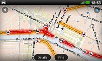 Dopravní omezení TomTom Evropa (mobilní) Dopravní omezení