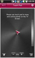 Touchpad LG TV Remote (mobilní) Touchpad