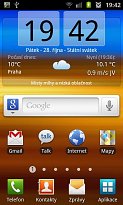 Velký widget In-počasí (mobilní) Velký widget